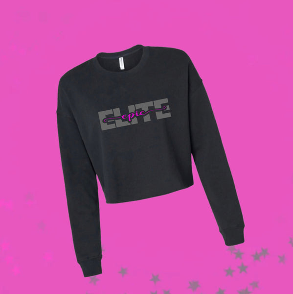 Adult Custom Cheer Team Crop Sweatshirt