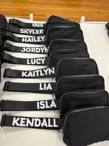 Personalized belt bag sale
